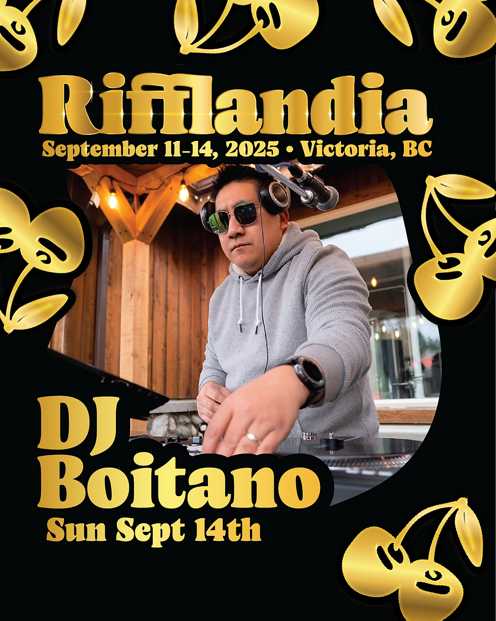 Yep! I'll be at Rifflandia!!!