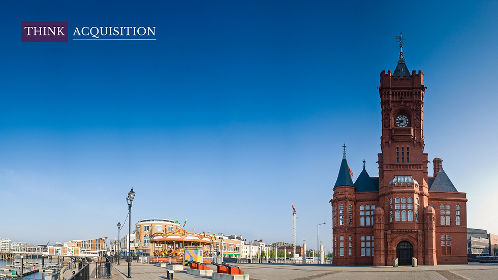 Cardiff Bay where the buyer manages blocks of apartments