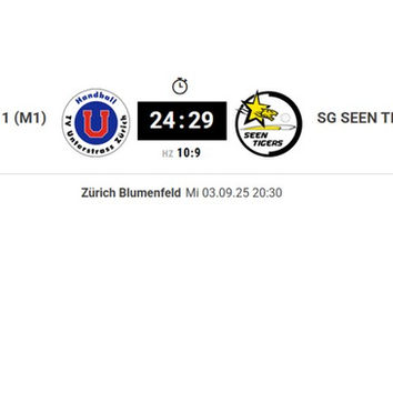 M1: Erfolgreicher Start im Mobiliar Handball Cup - Nächster Gegner bereits bekannt