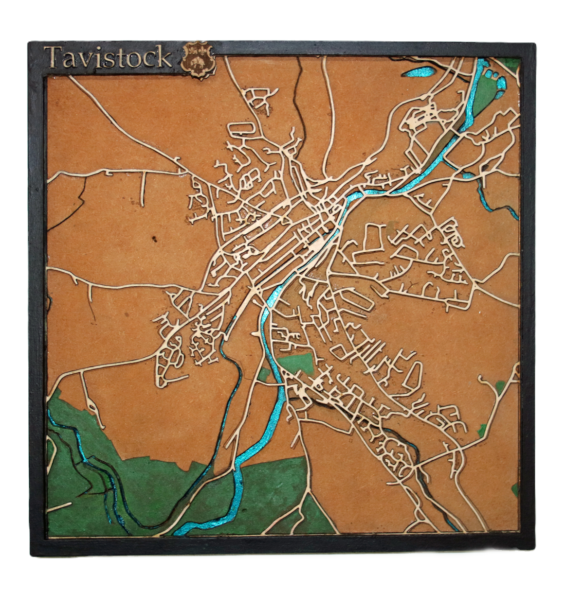 Layered map of Tavistock
