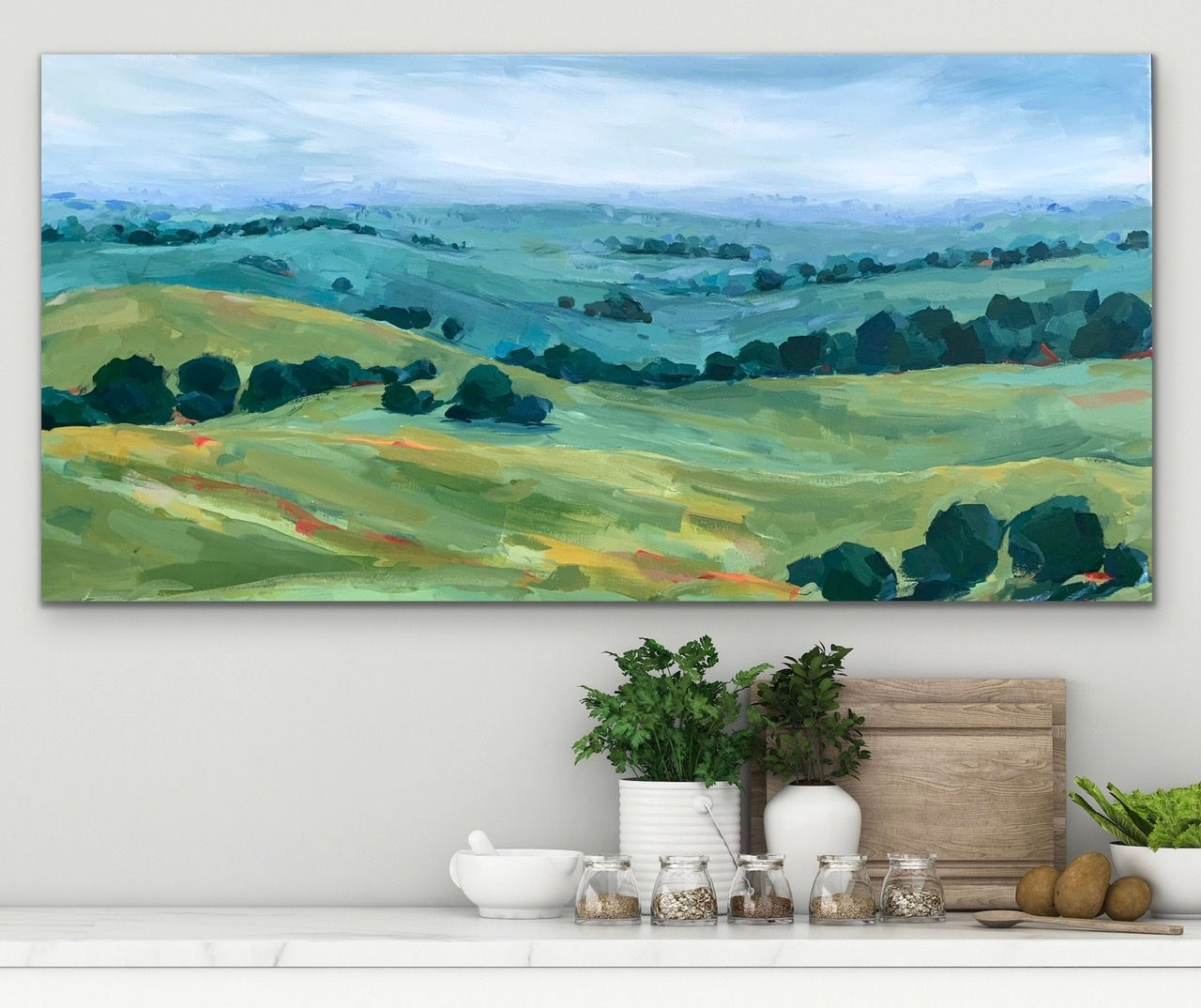 Countryside Along the Hume |  122cm x 61cm