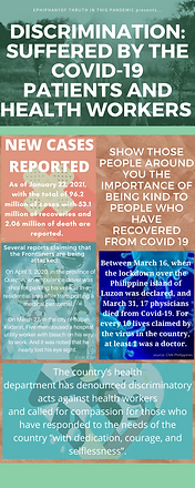DISCRIMINATION_ suffered by the COVID-19