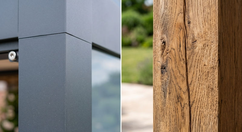 Dřevěná, nebo hliníková pergola?