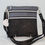 Thumbnail: Multi-Zip Cross Body - Black & Charcoal Grey