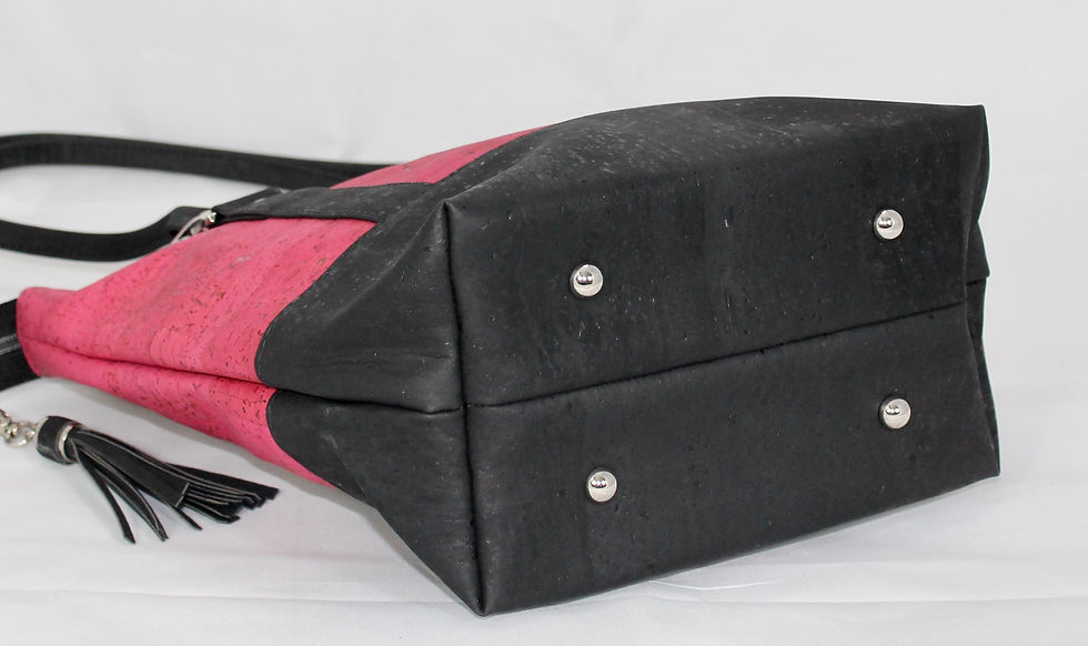 Thumbnail: Shoulder Bag - Pink & Black