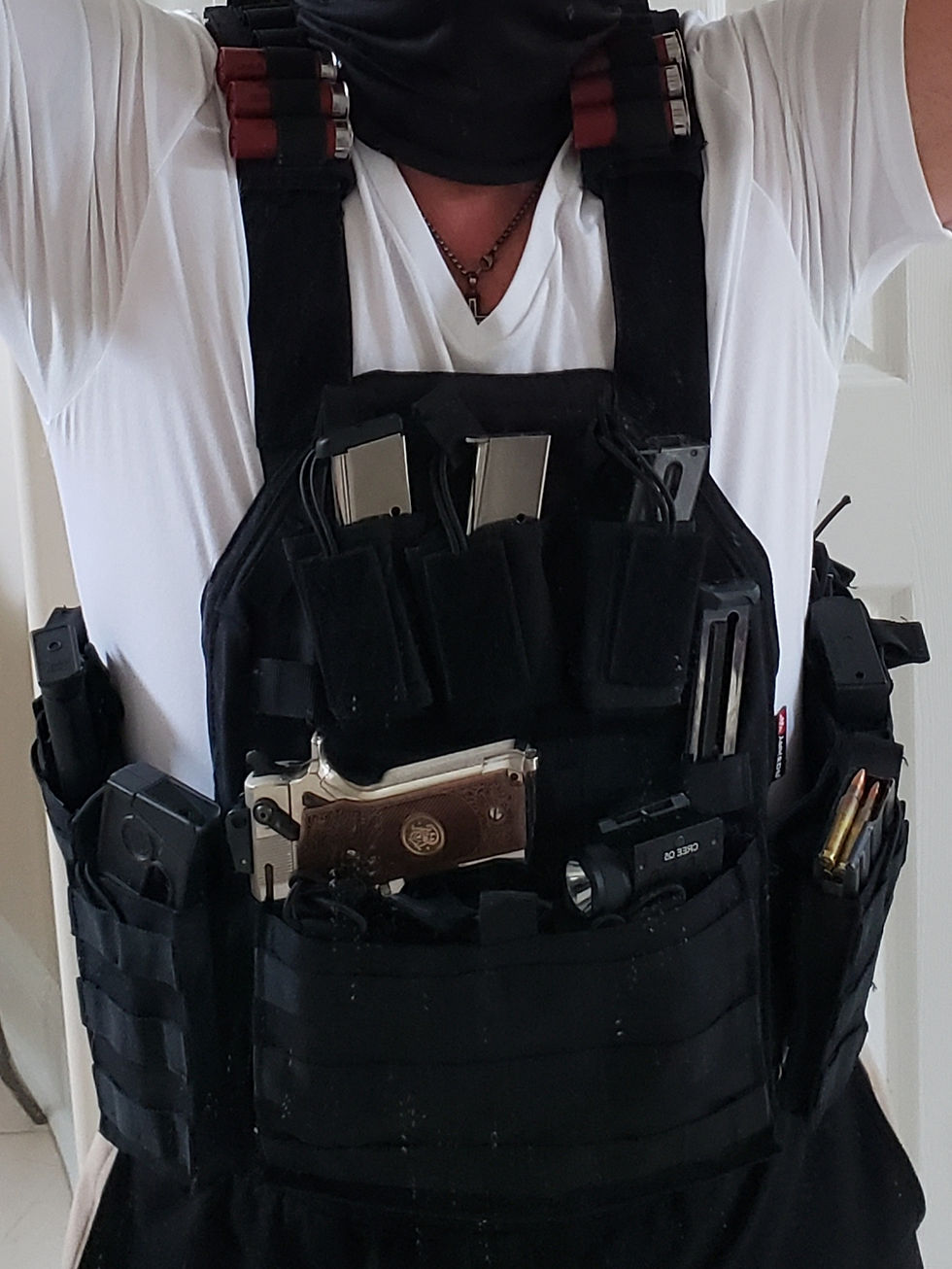 Thumbnail: BLACK TACTICAL BULLET PROOF VEST