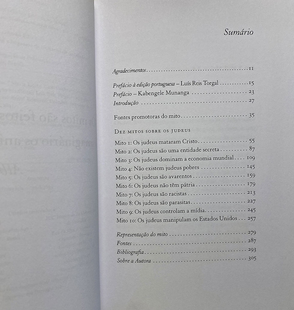 Miniatura: Dez Mitos sobre os Judeus (Portugal)