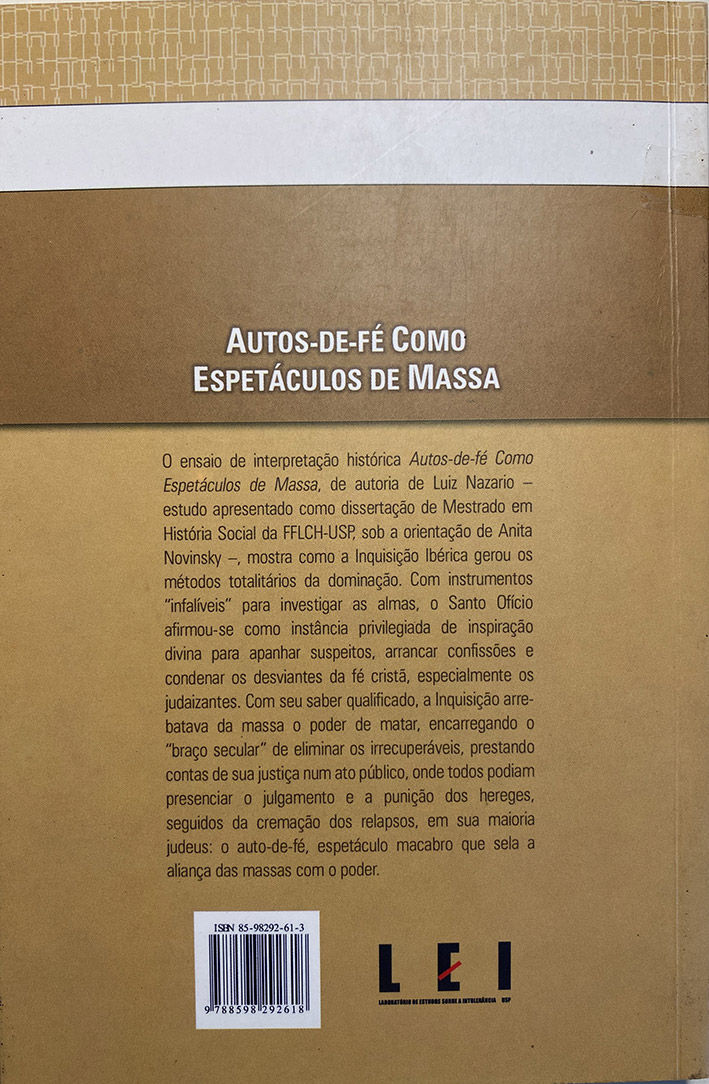 Miniatura: Autos-de-Fé Como Espetáculo de Massa