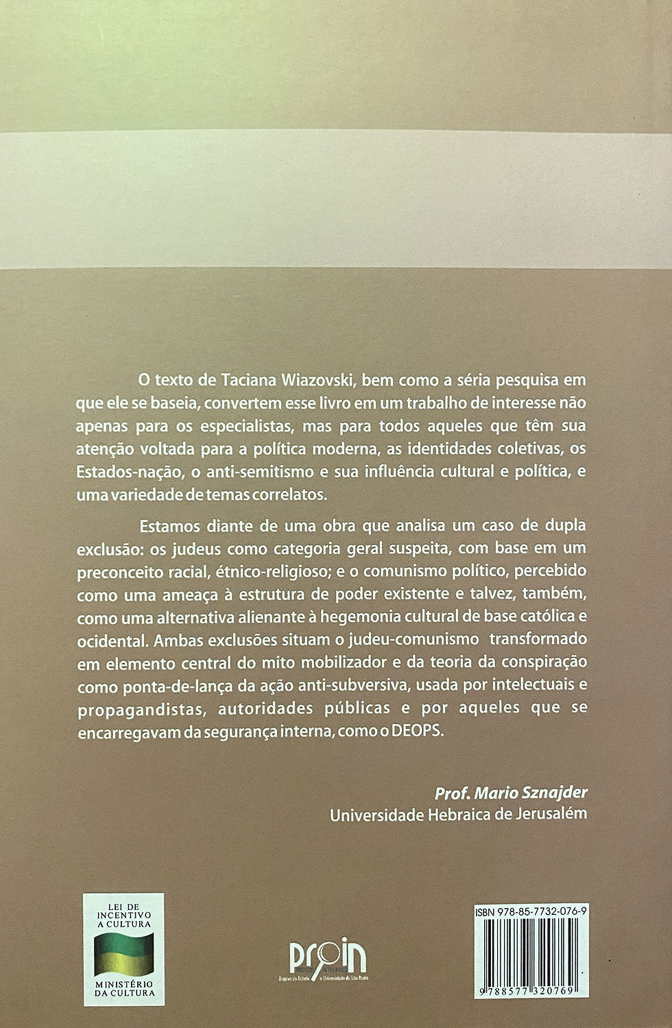Miniatura: O mito do complô judaico-comunista no Brasil: gênese, difusão e desdobramentos