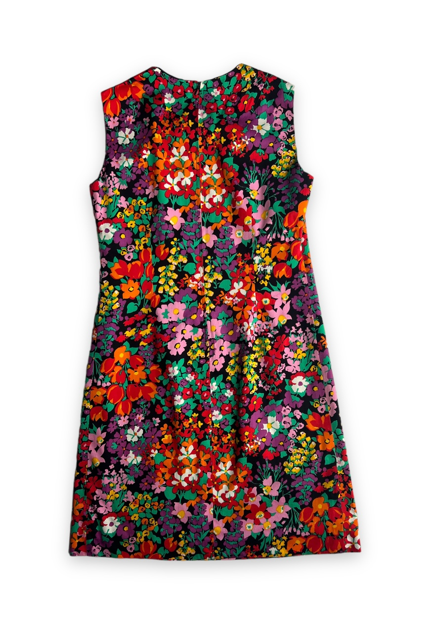Thumbnail: 60S VINTAGE DRESS FLORAL
