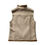 Thumbnail: Y2K 2000S VINTAGE BEIGE TAN FAUX SHEEPSKIN SHERPA GILET VEST JACKET
