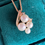 Thumbnail: VINTAGE DIOR NECKLACE FAUX PEARL GOLD TONE