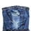 Thumbnail: Y2K STYLE BLUE DENIM MIDI DRESS STRAPLESS FRILLY LACE 