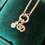 Thumbnail: VINTAGE DIOR NECKLACE CHAIN CD MONOGRAM SILVER TONE