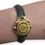 Thumbnail: RARE VINTAGE GUCCI WATCH BANGLE REVERSIBLE BRACELET GOLD PLATED 