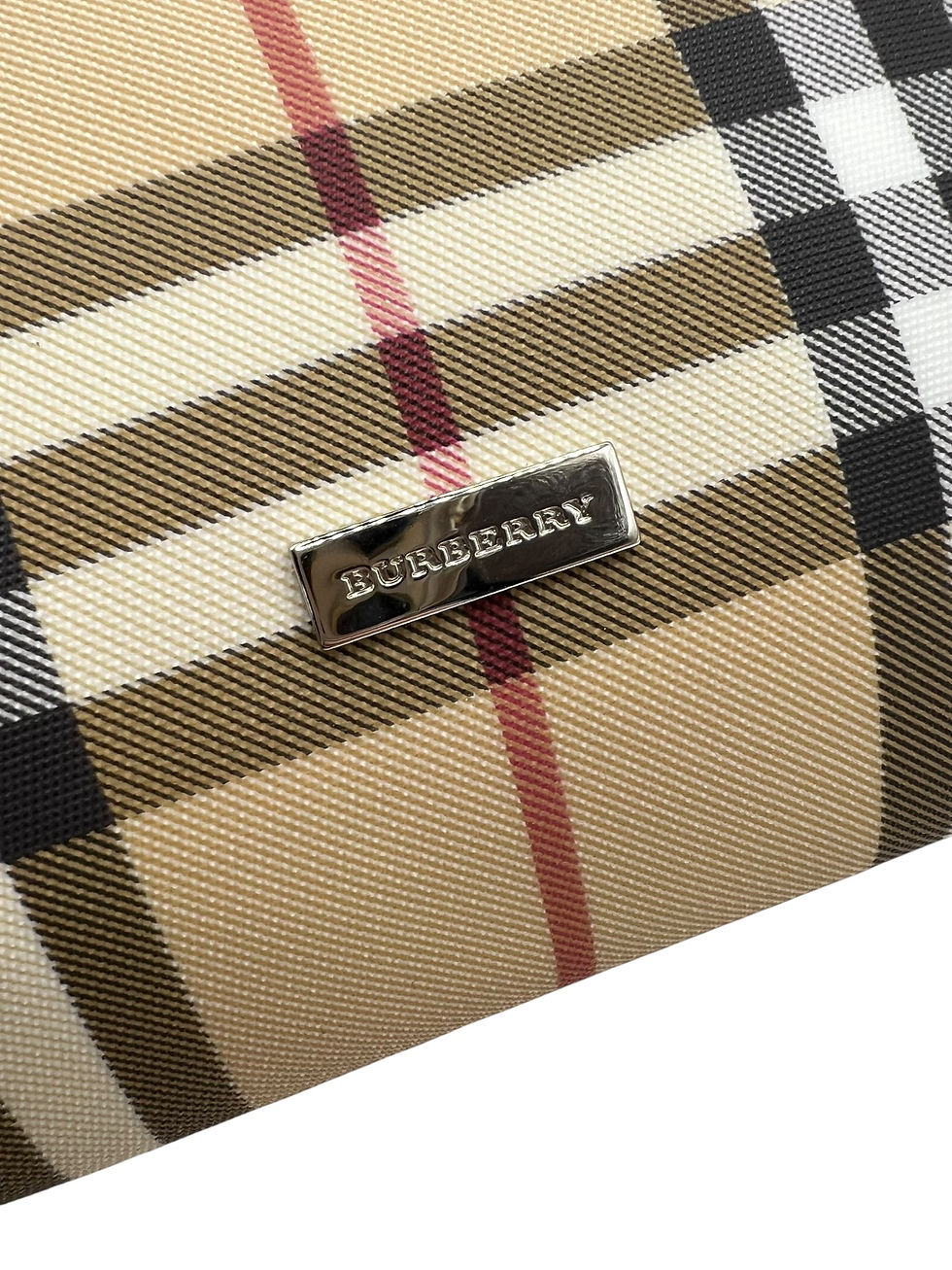 Thumbnail: VINTAGE BURBERRY BAG POUCHETTE BEIGE NOVA CHECK BNWT