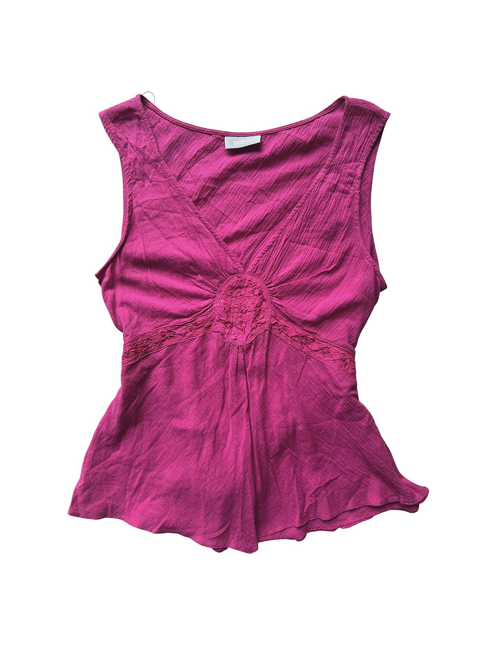 Thumbnail: Y2K VINTAGE TOP PINK TIE BACK 