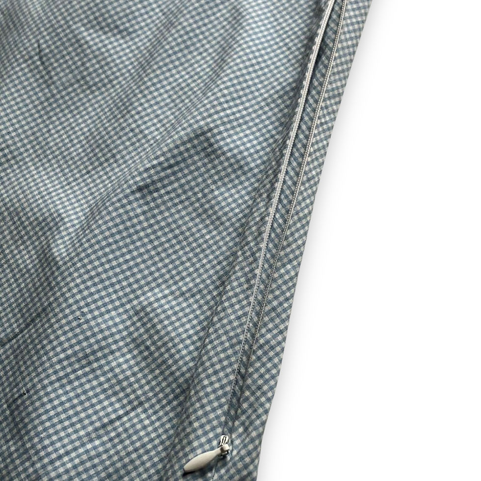 Thumbnail: Y2K VINTAGE TEA DRESS BLUE WHITE CHECK UNITED COLORS OF BENETTON