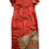Thumbnail: VINTAGE RED SILKY DRAGON PRINT DRESS CHINESE CHEONGSAM