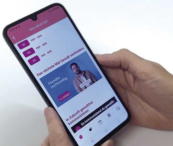 App für gewalttätige Männer