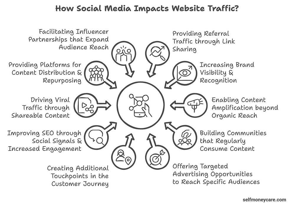 How Social Media Impacts Website Traffic