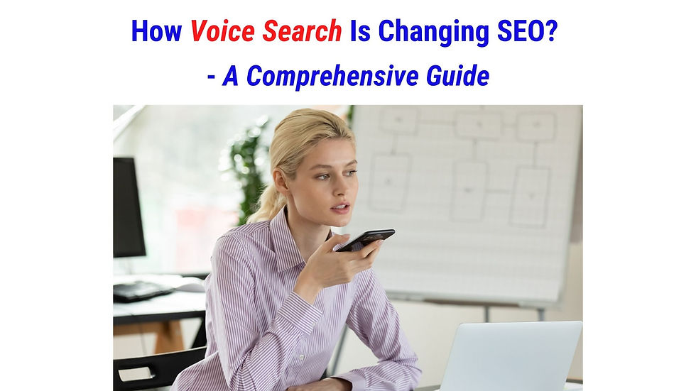 how voice search is changing SEO