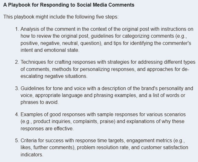 Responding to Social Media Comments