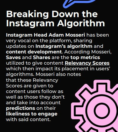 Instagram Algorithm Ranking Aspects