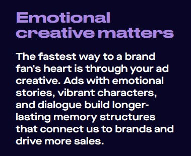 Emotional creatives matters