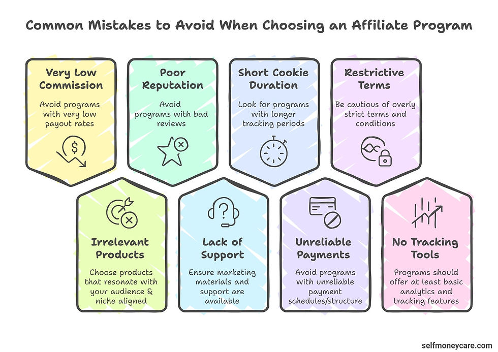 What to Avoid when Choosing an Affiliate Program