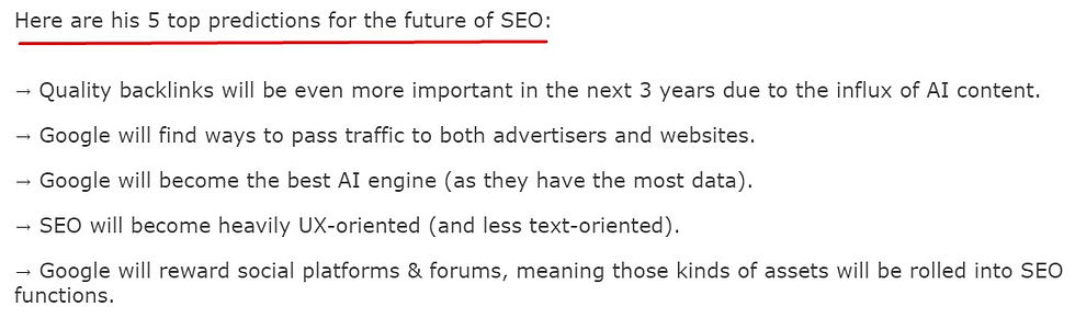 top predictions for the future of SEO