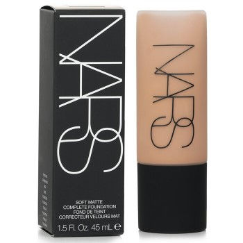 iknoweverything's article 10 best foundations for oily skin dermatologist recommended image showing a product named as NARS Soft Matte Complete Foundation.