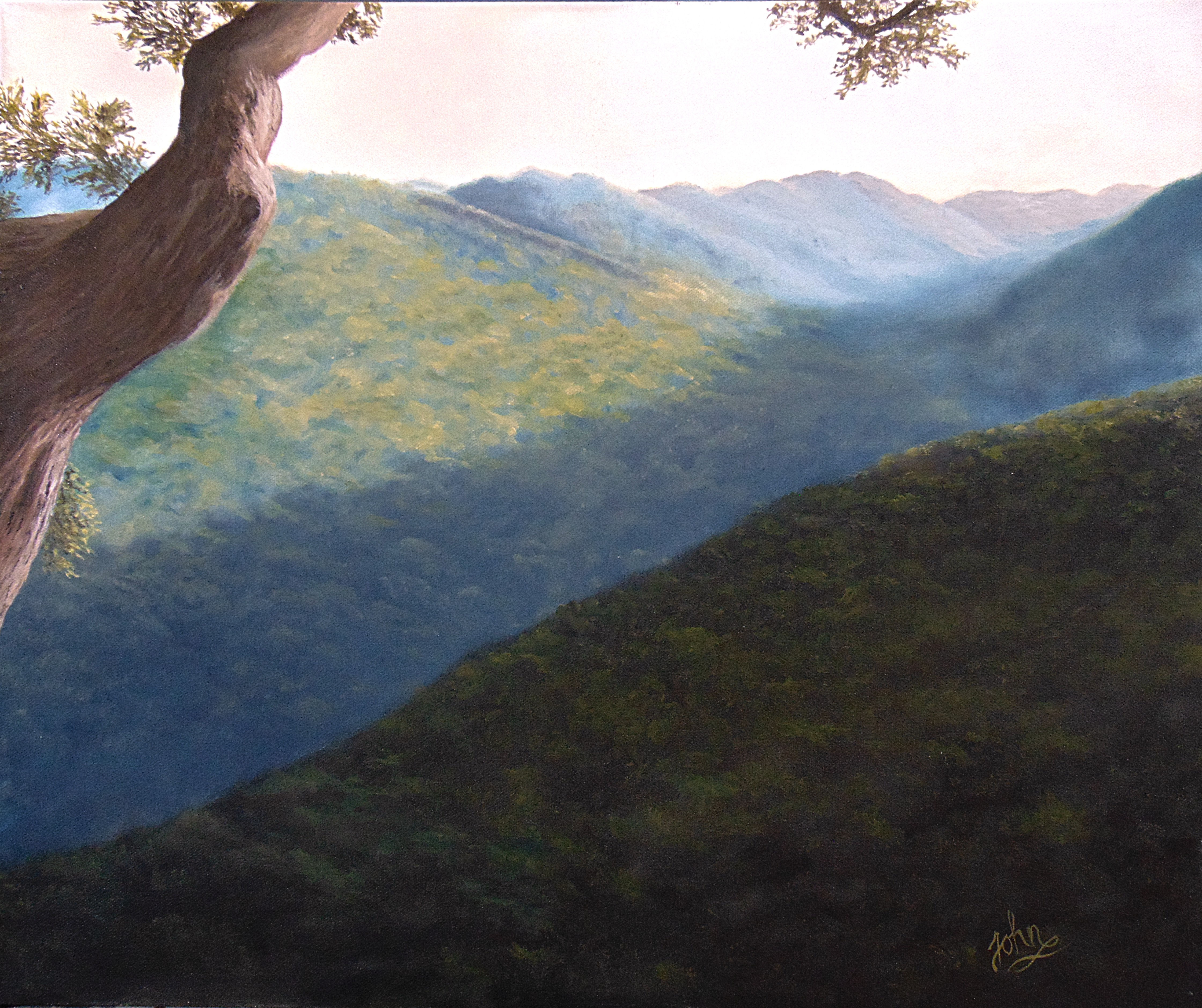 Blue Ridge with Long Shadows