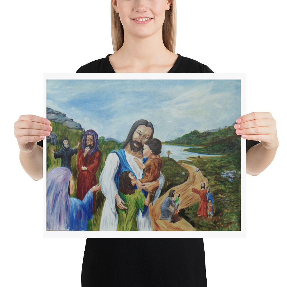 Mark 10:14 Matte Print