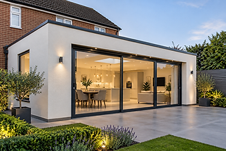 Timber Frame Extension With Render