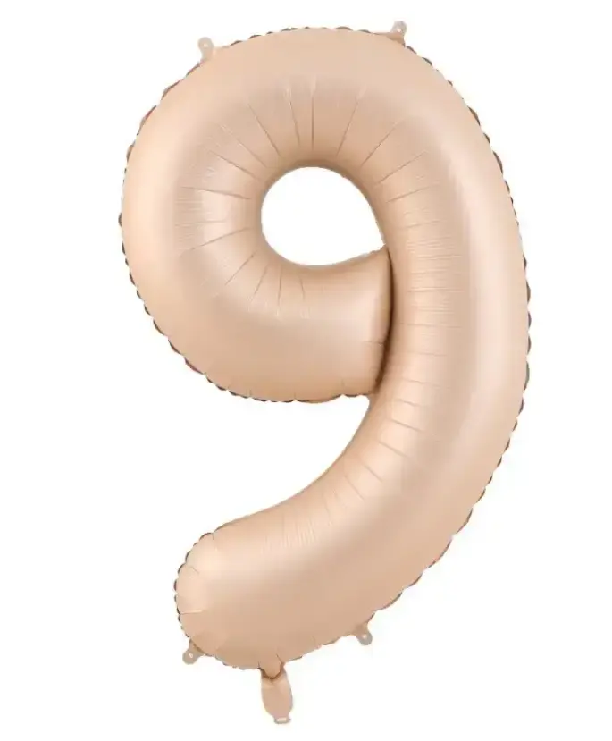Прев'ю: Цифра 32" (81 см) КИТАЙ карамельна під гелій 0-9