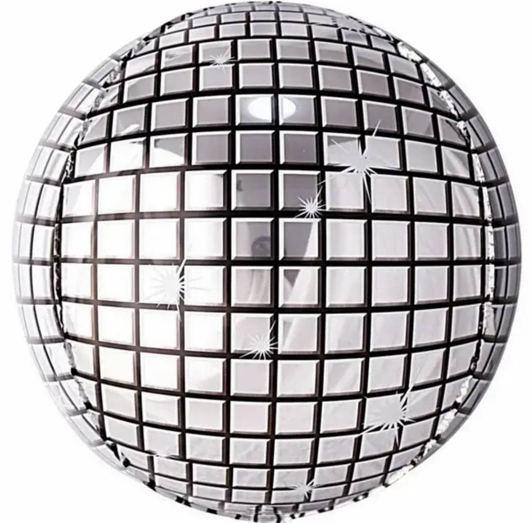 Сфера 22" КИТАЙ-КТ 49 Диско-куля срібло