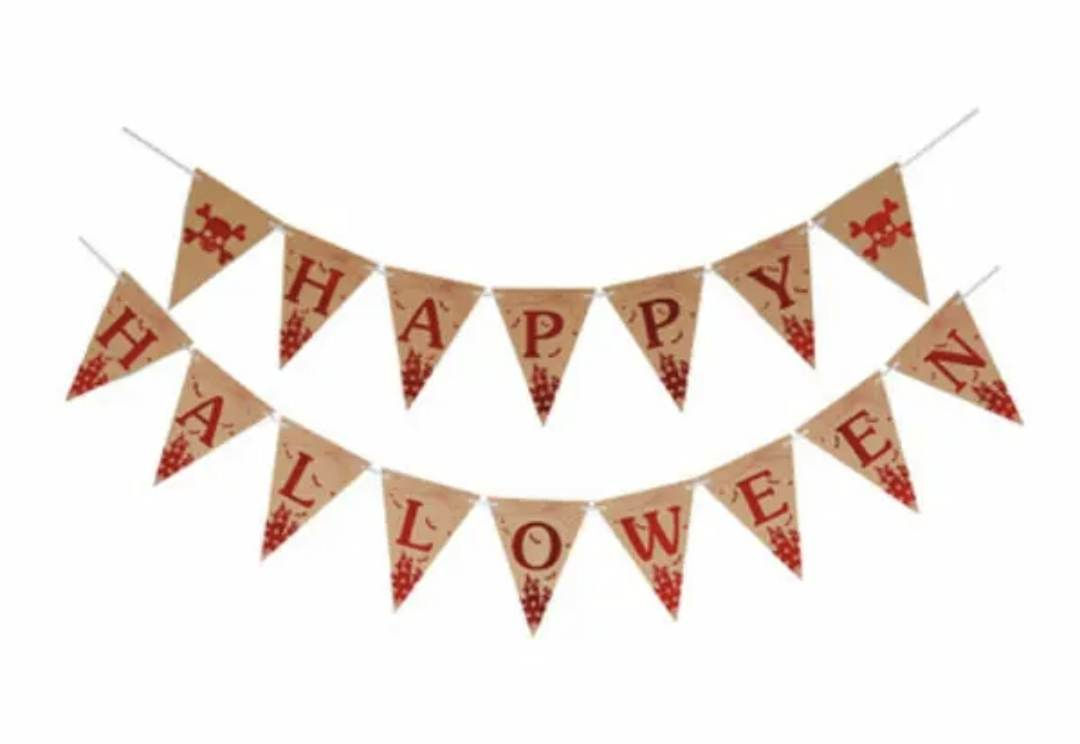 Паперова вимпели Happy Halloween, 3 метри