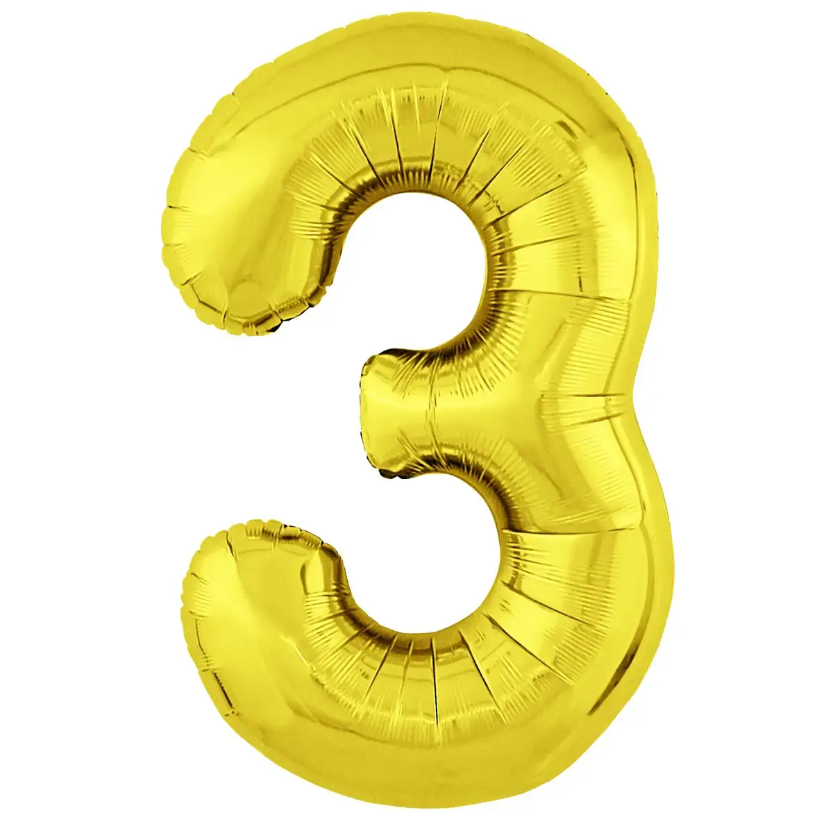 Цифра FLEXMETAL-ФМ 40"(101 см) Slim Золото 0-9