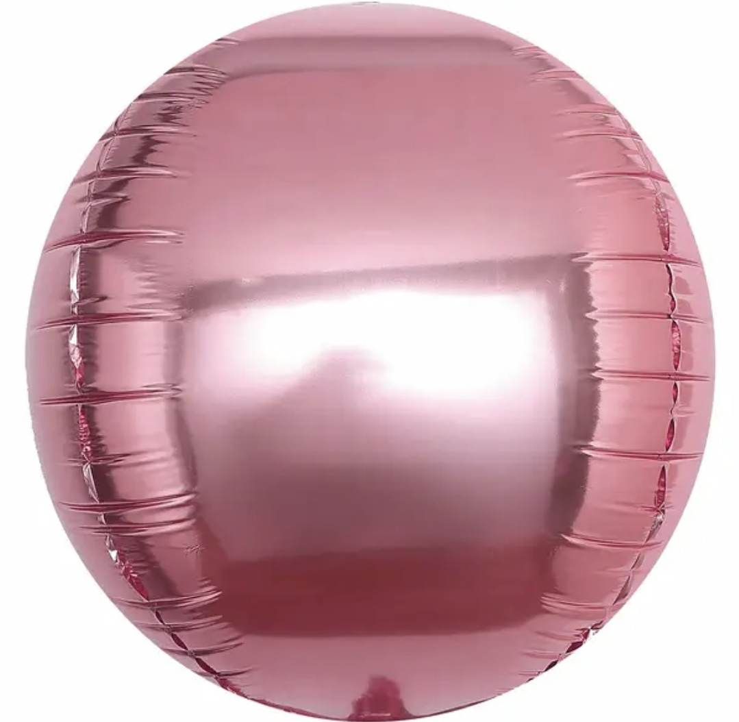 Сфера 22" КИТАЙ-КТ 28 Металік рожевий