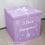 Прев'ю: Коробка-сюрприз лавандова з індивідуальним написом