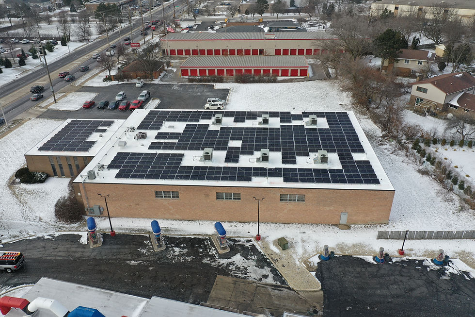 General Energy Corporation shows commercial solar ground mount and rooftop solar pv project