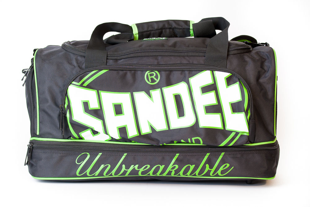 Sandee Heavy-Duty Black & Green Duffle