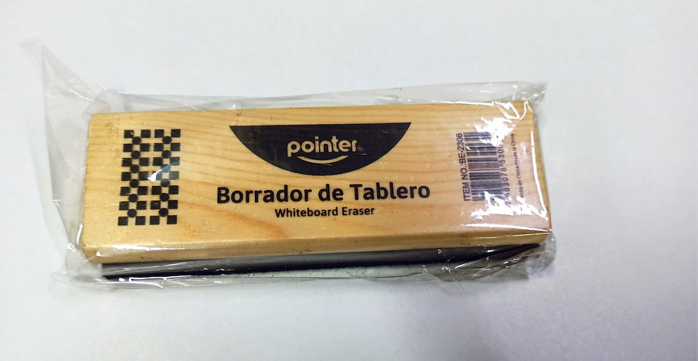 Borrador de pizarra de madera POINTER