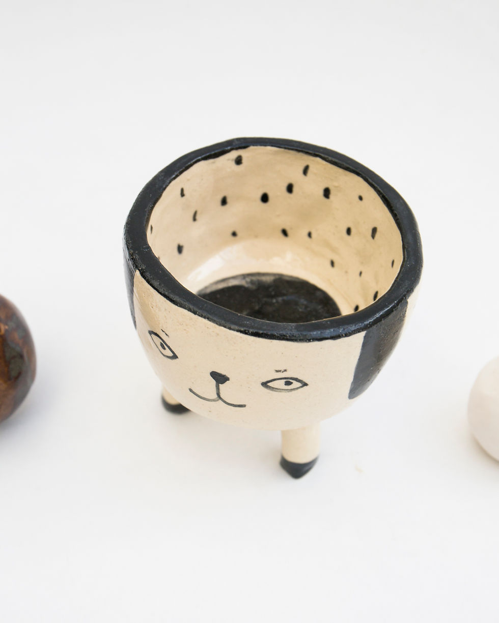 cachepot les zigouis animal ceramique