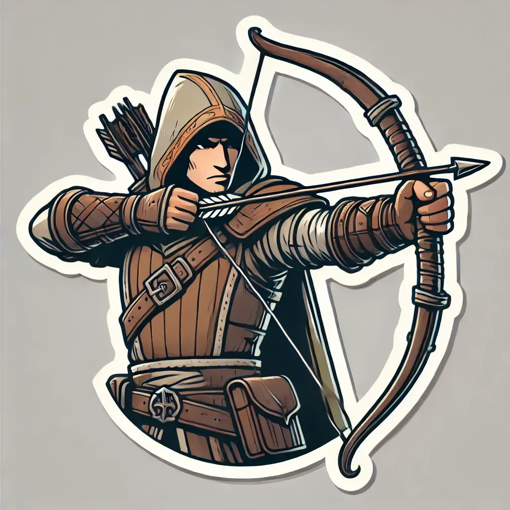 13x Fantasy Role Play Class Stickers