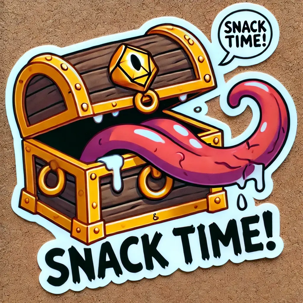 6x Fantasy Role Play Stickers