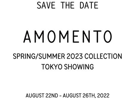 SAVE THE DATE! AMOMENTO SS23コレクション商談会