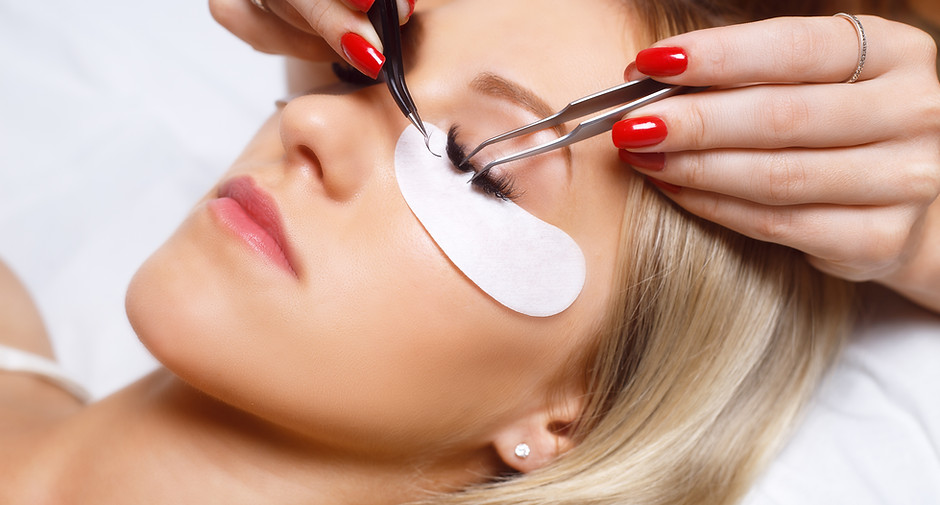 Wimpern zupfen