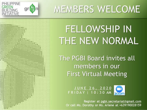 Fellowship in the New Normal: First Virtual Meeting